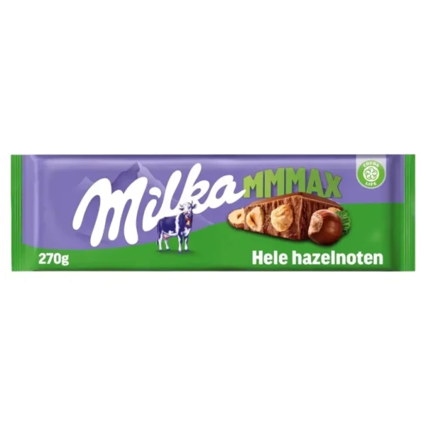 MILKA MMMAX WHOLE HAZELNUTS 270GR