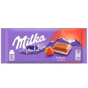 MILKA STRAWBERRY 100GR