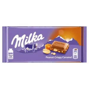 MILKA PEANUT CRISPY CARAMEL 90GR