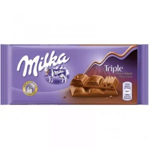 MILKA TRIPLE COCOA 90GR