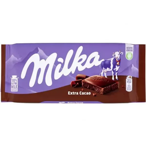 MILKA EXTRA COCOA 100GR