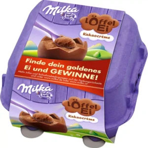 Ovo De Chocolate Milka De Colher C/ Creme De Cacau Importado