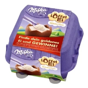 Ovo De Chocolate Milka De Colher C/ Creme De Leite