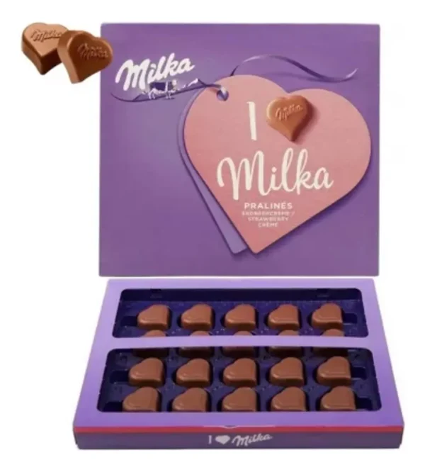Kit Bombons Alemães I Love Milka Pralinés (avelã) 110g - Imagem 2