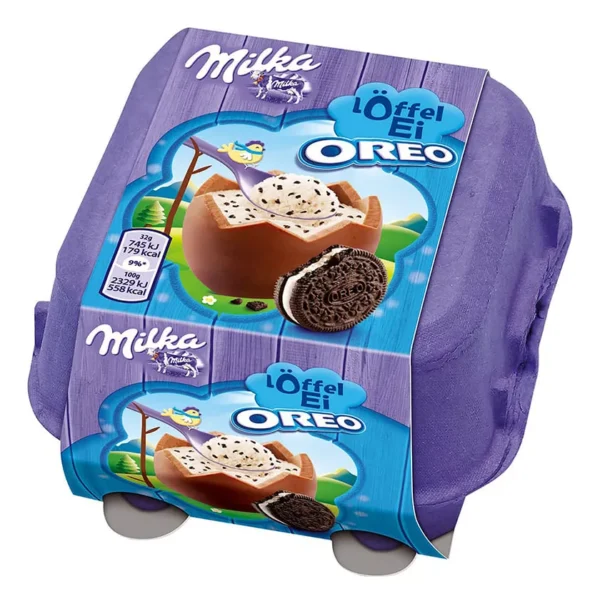 4 Caixas Ovo Chocolate Milka C/ colher de madeira - Imagem 6