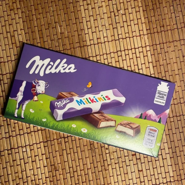 Kit 5 barras Milka Milkinis Sticks 87,5g - Imagem 3
