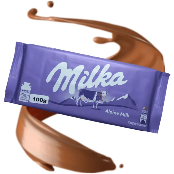 Kit Milka com 3 barras chocolate ao leite 100g - Imagem 2